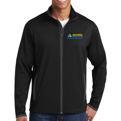 Sport-Wick® Stretch Contrast Full-Zip Jacket Thumbnail